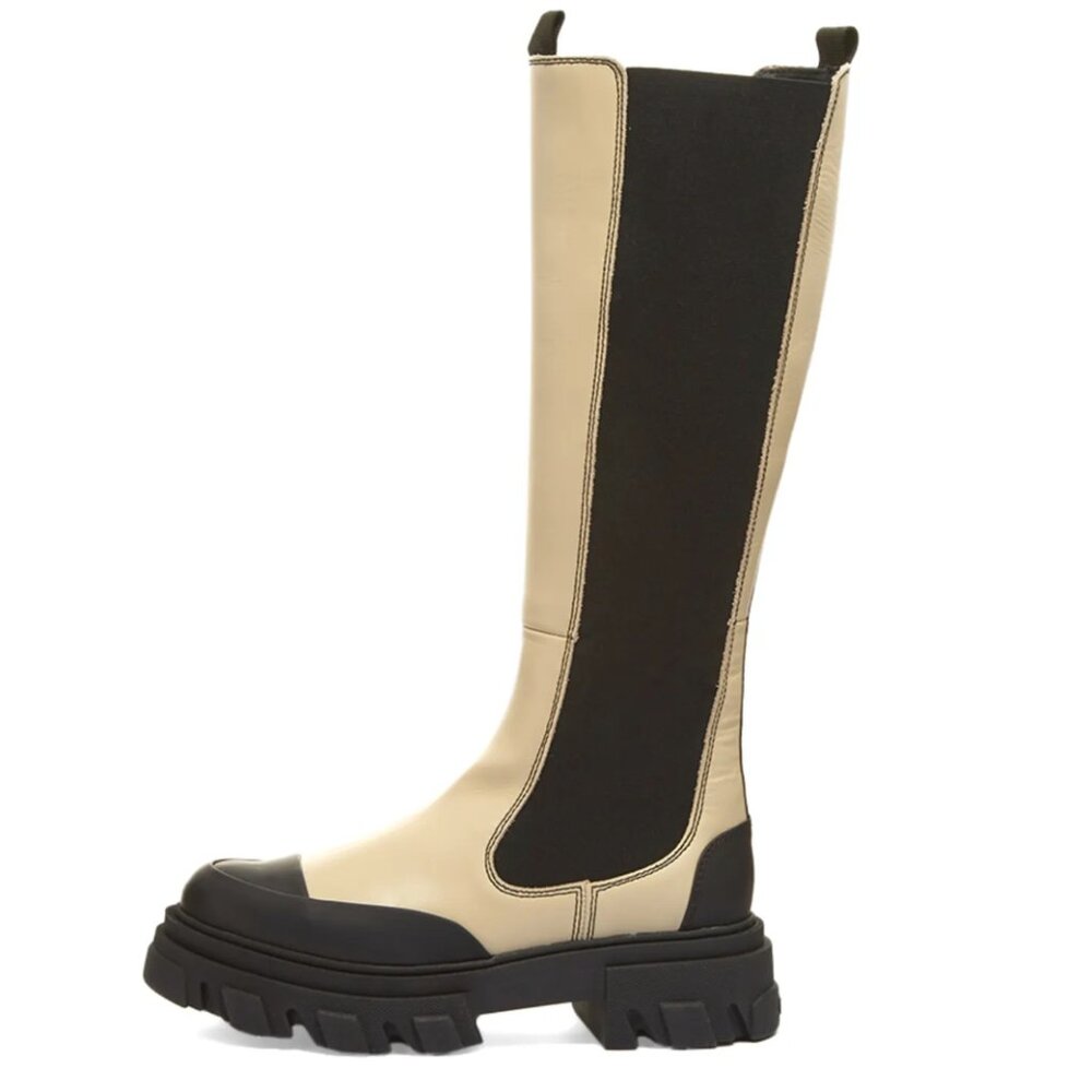 GANNI HIGH LEG CHELSEA BOOT - Picture 4 of 7